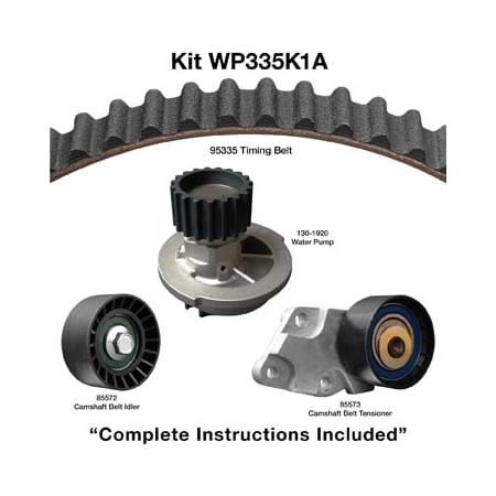 Dayco 04-08 Chevrolet 1.6L Water Pump Kit, Wp335K1A WP335K1A